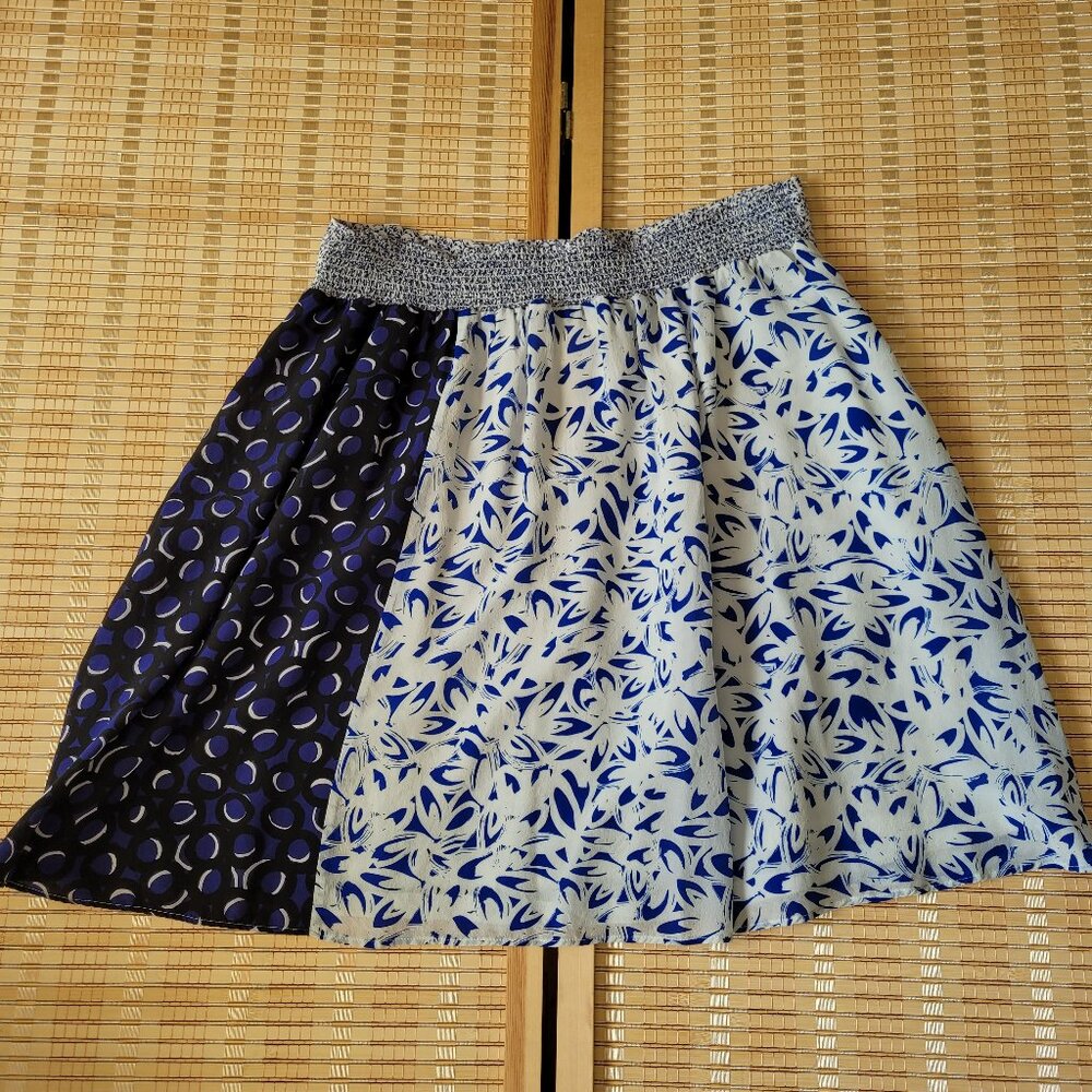 ANTHROPOLOGIE MAEVE Silk Skirt with Pockets